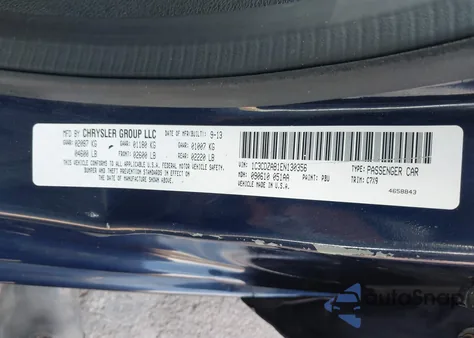 2014 Dodge Avenger Se z USA, uszkodzony, nr VIN 1C3CDZAB1EN130356